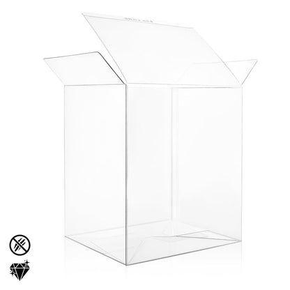 Clear plastic Funko Pop protector case for preserving and displaying collectible figures.