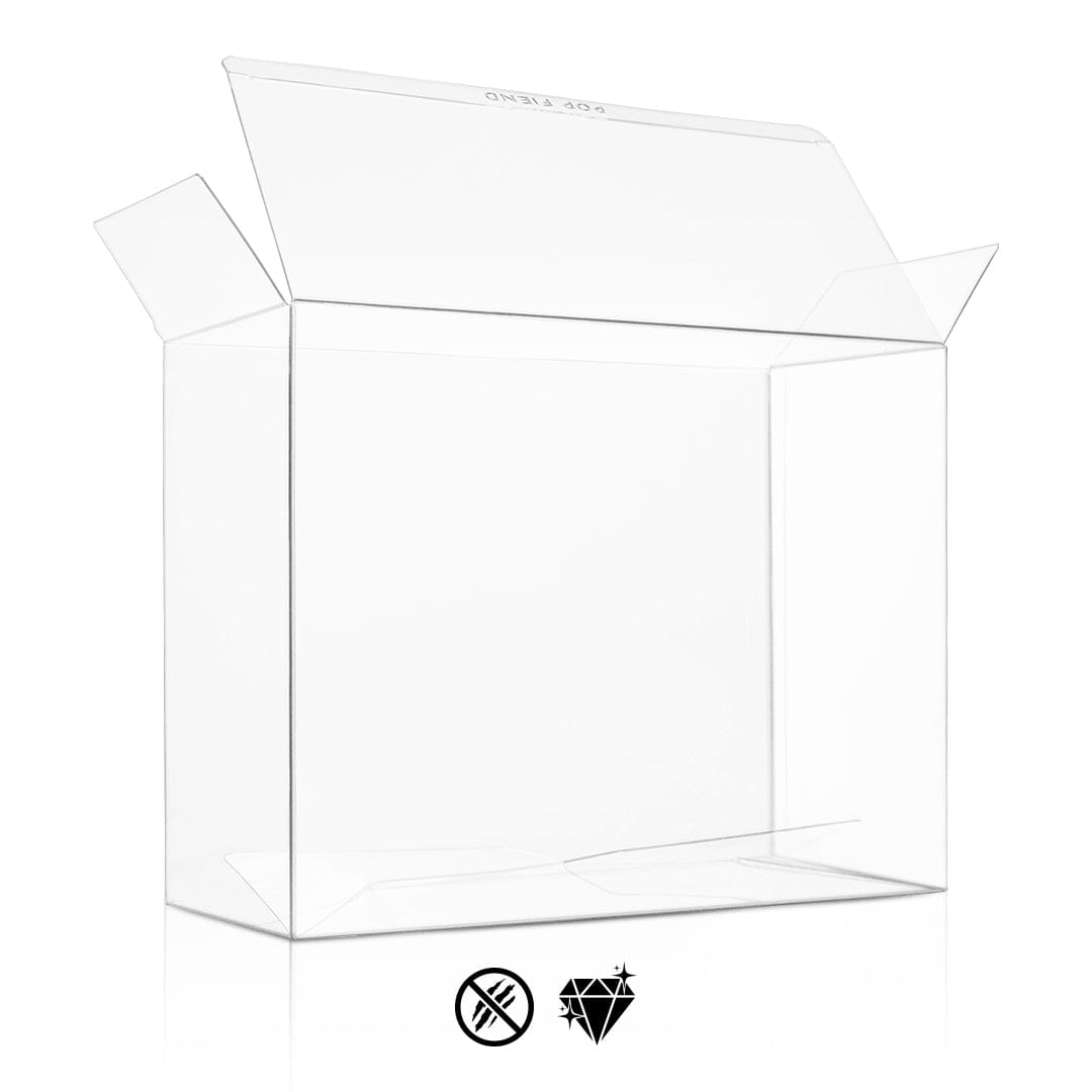 Clear plastic Funko Pop protector case for preserving and displaying collectible figures